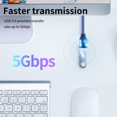 CABLETIME καλώδιο προέκτασης USB 3.0 CT-C160-U3-AMAF, 5Gbps, 1m, μπλε