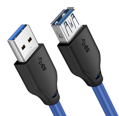 CABLETIME καλώδιο προέκτασης USB 3.0 CT-C160-U3-AMAF, 5Gbps, 1m, μπλε