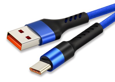CABLETIME καλώδιο USB-C σε USB CT-C160-PU32-CMAM, 2.4A, 480Mbps, 1m, μπλε