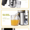 Αποχυμωτής - Power juicer - KJ3057 - DSP - 613675