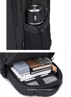ARCTIC HUNTER τσάντα πλάτης B00534 με θήκη laptop 15.6", 21L, γκρι