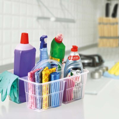 ORGANIZER ΑΠΟΘΗΚΕΥΣΗΣ CADDY 3 ΘΕΣΕΩΝ ΜΕ ΛΑΒΗ ΜΕΤΑΦΟΡΑΣ 7.3LT WHITE