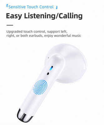 USAMS earphones IA04 με θήκη φόρτισης, True Wireless, Φ13mm, λευκά