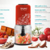 BRUNO πολυκόπτης BRN-0089, 2 ταχύτητες, 400W, 500ml, 4 λεπίδες, κόκκινος