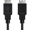 CABLETIME καλώδιο USB 2.0 C161-AMAM, 480Mbps, 0.5m, μαύρο