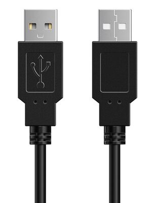 CABLETIME καλώδιο USB 2.0 C161-AMAM, 480Mbps, 0.5m, μαύρο