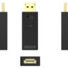 POWERTECH αντάπτορας DisplayPort σε HDMI CAB-DP065, Passive, 4K, μαύρος