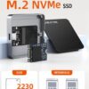 CABLETIME θήκη για M.2 NVME SSD CT-SSD04-AG, μαγνητική, 10Gbps, γκρι