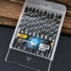 DELI σετ τρυπάνια DH-BWZ008-E1 για τοίχο/μέταλλο/ξύλο, 45# YG6X, 8x105mm, τρίπλευρο, 10τμχ