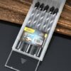 DELI σετ τρυπάνια DH-BWZ010-E1 για τοίχο/μέταλλο/ξύλο, 45# YG6X, 10x120mm, τρίπλευρο, 5τμχ