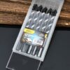 DELI σετ τρυπάνια DH-BWZ012-E1 για τοίχο/μέταλλο/ξύλο, 45# YG6X, 12x120mm, τρίπλευρο, 5τμχ