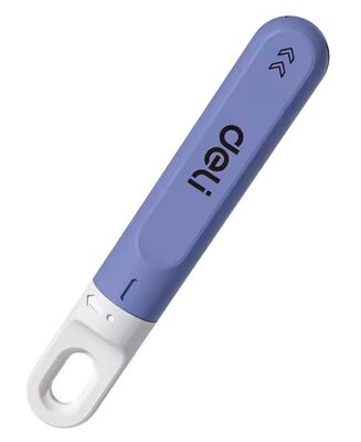 DELI κοπίδι DL412C, περιστροφικό άνοιγμα, πλαστικό, 10mm, μπλε