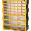 DELI ταμπακιέρα DL432039, 39 θέσεων, 38x16x47.5cm, πλαστική, κίτρινη/μαύρη