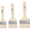 DELI σετ πινέλα βαφής DL528101 με φυσικές τρίχες, ξύλινη λαβή, 50/75/100mm, 3τμχ