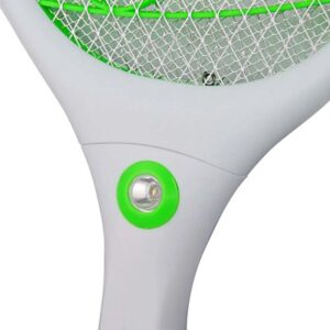 ESPERANZA ηλεκτρική ρακέτα εντόμων EHQ010G με LED φακό, 3W, 3500V, 1200mAh, λευκή