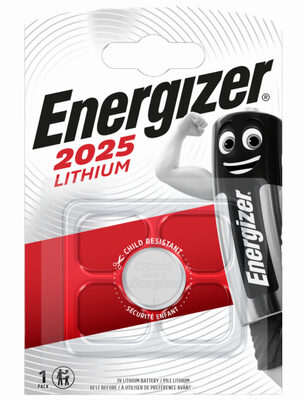 ENERGIZER μπαταρία λιθίου CR2025, 3V, 1τμχ