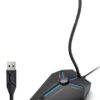 CMTECK επιτραπέζιο μικρόφωνο G006Plus με εύκαμπτο βραχίονα, omnidirectional, USB, μαύρο