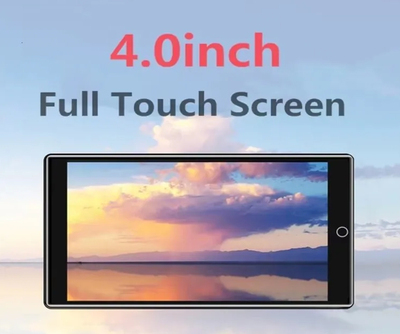 RUIZU MP3 player Η1 με οθόνη αφής 4", 32GB, ελληνικό μενού, Bluetooth, μαύρο