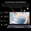 CHUWI tablet Hi10 Max με πληκτρολόγιο/στυλό αφής/θήκη, 12.9", 12/512GB, Windows 11 Pro, 4800mAh, γκρι