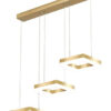 POWERTECH LED φωτιστικό οροφής HLL-0101, 35W, 4000K, 70x120cm, χρυσό
