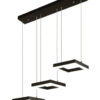 POWERTECH LED φωτιστικό οροφής HLL-0103, 35W, 4000K, 70x120cm, μαύρο