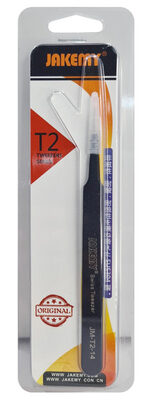 JAKEMY τσιμπίδα JM-T2-14, ανοξείδωτη, SUS304, 125mm, ίσια