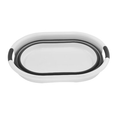 ΛΕΚΑΝΗ ΡΟΥΧΩΝ ΠΤΥΣΣΟΜΕΝH 40LT WHITE-GREY