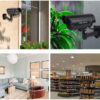 LTC ψεύτικη κάμερα CCTV LXKAM08 με LED, μαύρη
