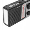HMIK φορητό ραδιόφωνο & ηχείο MK-918 με φακό, USB/TF/AUX, μαύρο