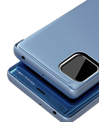 POWERTECH θήκη Clear view MOB-1520, Huawei Y5p, μπλε