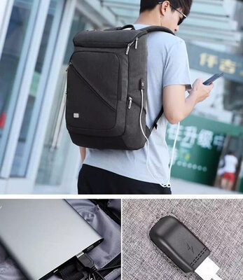 MARK RYDEN τσάντα πλάτης MR6545, με θήκη laptop 15.6", μαύρη