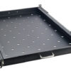 POWERTECH πτυσσόμενο ράφι για rack 19" NETW-0020, βάθος 740mm, μαύρο