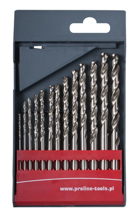 PROLINE σετ τρυπάνια για σίδηρο HSS 77214, 2.0-8.0mm, DIN 338, 13τμχ