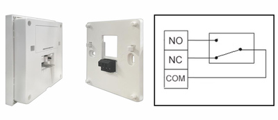 POWERTECH ψηφιακός θερμοστάτης αερίου PT-1047, χωνευτός, λευκός