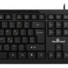 POWERTECH set ποντίκι & πληκτρολόγιο PT-1068, ενσύρματο, 1000DPI, μαύρο