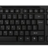 POWERTECH πληκτρολόγιο PT-1069, ενσύρματο, multimedia, EN/GR, μαύρο