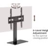 POWERTECH επιτραπέζια βάση τηλεόρασης PT-1445, 32-65", έως 40kg