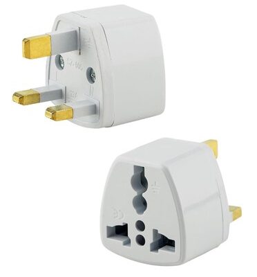 POWERTECH αντάπτορας ρεύματος από UK σε universal PT-368, 13A, copper, λευκός