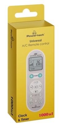 POWERTECH Χειριστήριο κλιματιστικού PT-835, universal 1000 σε 1
