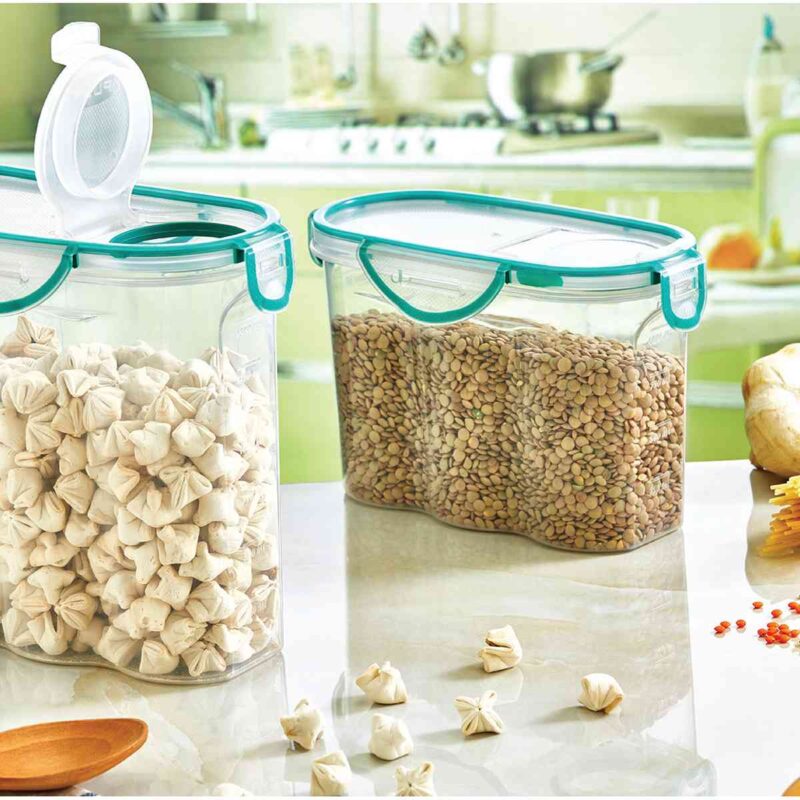 FRESH BOX ΟΒΑΛ ΞΗΡΑΣ ΤΡΟΦΗΣ ΜΕ ΚΛΙΠ ΑΣΦΑΛΕΙΑΣ 1.7LT