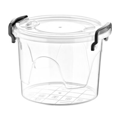 BONNY BOX ΣΤΡΟΓΓΥΛΟ ΑΠΟΘΗΚΕΥΣΗΣ ΒΑΘΥ ΜΕ ΧΕΡΟΥΛΙΑ ΚΑΙ ΚΛΕΙΣΙΜΟ ΑΣΦΑΛΕΙΑΣ 1.1LT