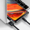 USAMS καλώδιο USB σε Lightning US-SJ199, 2A, 1.2m, μαύρο