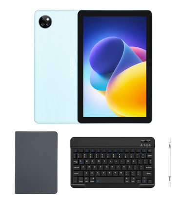 DOOGEE tablet T10W με πληκτρολόγιο/στυλό αφής/θήκη, 10.1", 4/128GB, 4G, Android 14, 8000mAh, μπλε