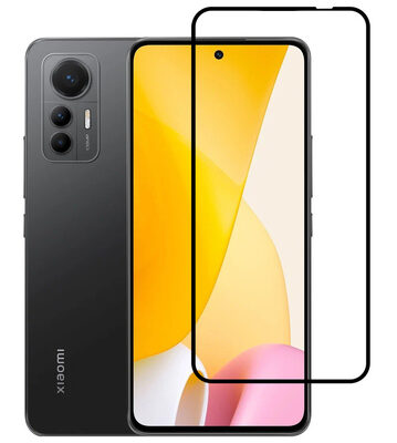 POWERTECH tempered glass 5D TGC-0586, full glue, Xiaomi 12 Lite, μαύρο