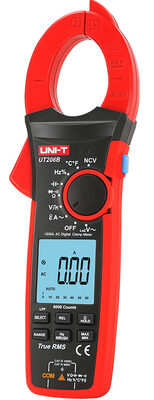 UNI-T πολύμετρο & αμπεροτσιμπίδα UT206B, 1000A AC, NCV, True RMS