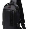ARCTIC HUNTER τσάντα Crossbody XB00100, USB, 5L, μαύρη