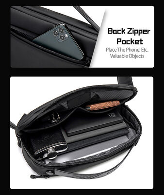 ARCTIC HUNTER τσάντα μέσης Y00020, 2L, μαύρη