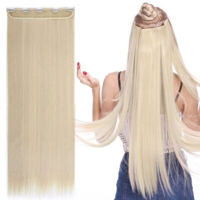 Τρέσα μαλλιών με κλιπς ξανθό 613# - Hair tapes