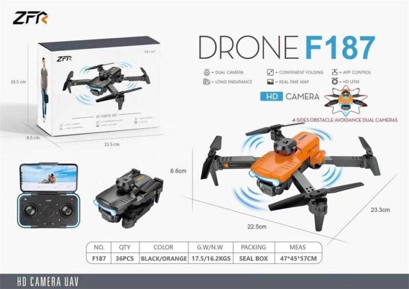 Παιδικό Drone με κάμερα - F187 - 480P - 2.4G - 218113
