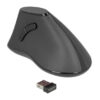 12622 DELOCK ασύρματο vertical ποντίκι 12622 οπτικό, 5 πλήκτρα, 1000DPI, μαύρο